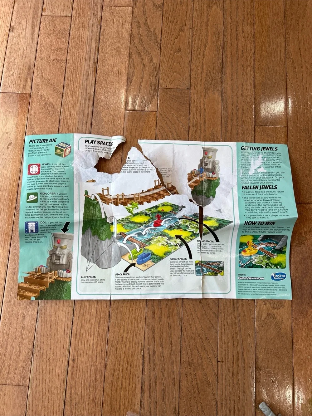 Hasbro Forbidden Bridge Adventure Game Complete